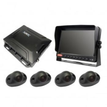 CCTV Kit, 360 3D, 720p HD, With Monitor 12/24 volt Bx1