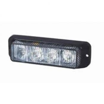 Lichtstarke LED-Warnleuchte R65, 4 x gelb A 12/24 Volt, 1 Stk.